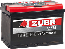 Аккумулятор Zubr Ultra (75 Ah) ZU750S